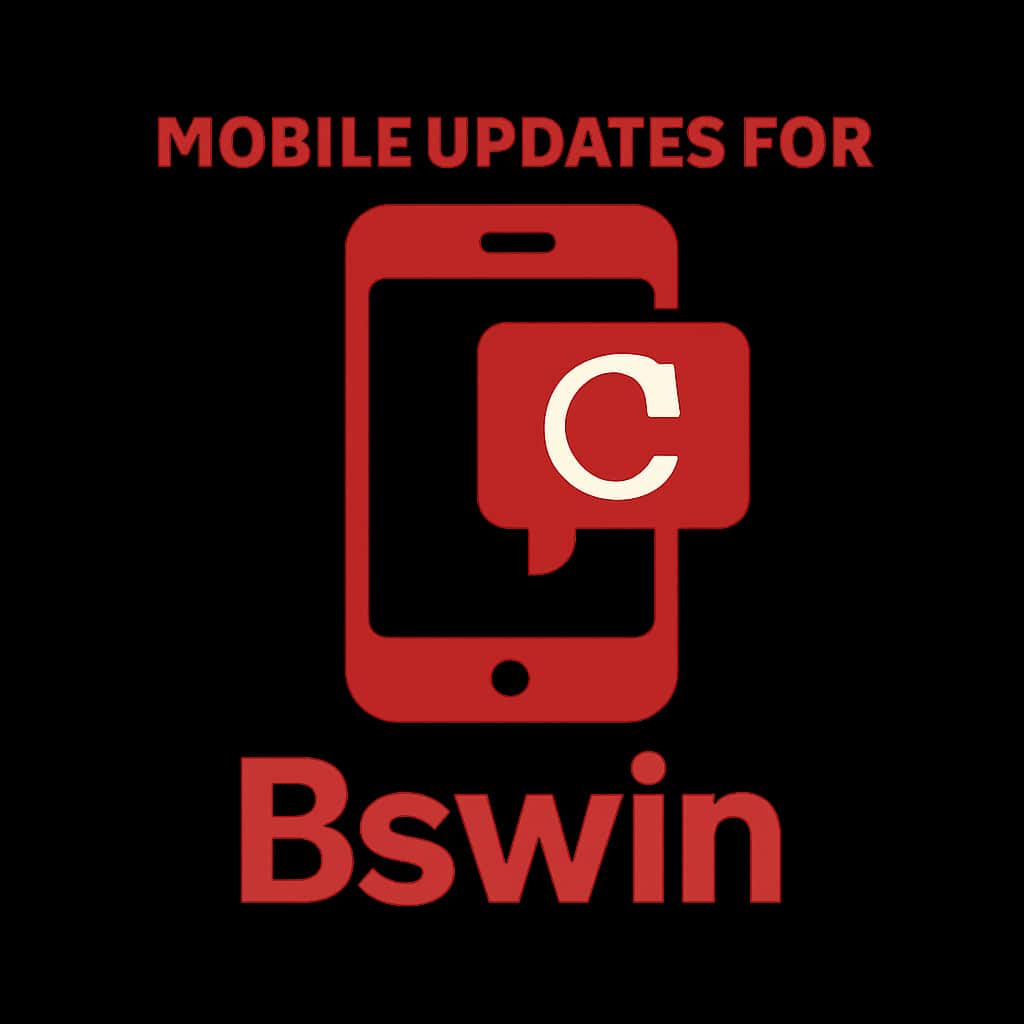 An icon representing Bswin mobile updates.