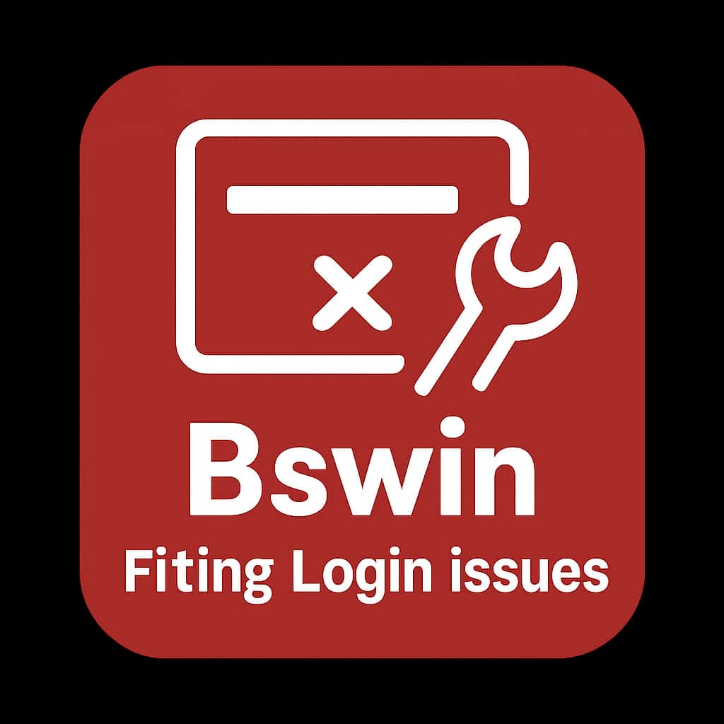 Icon representing support for fixing login issues in the Bswin app.
