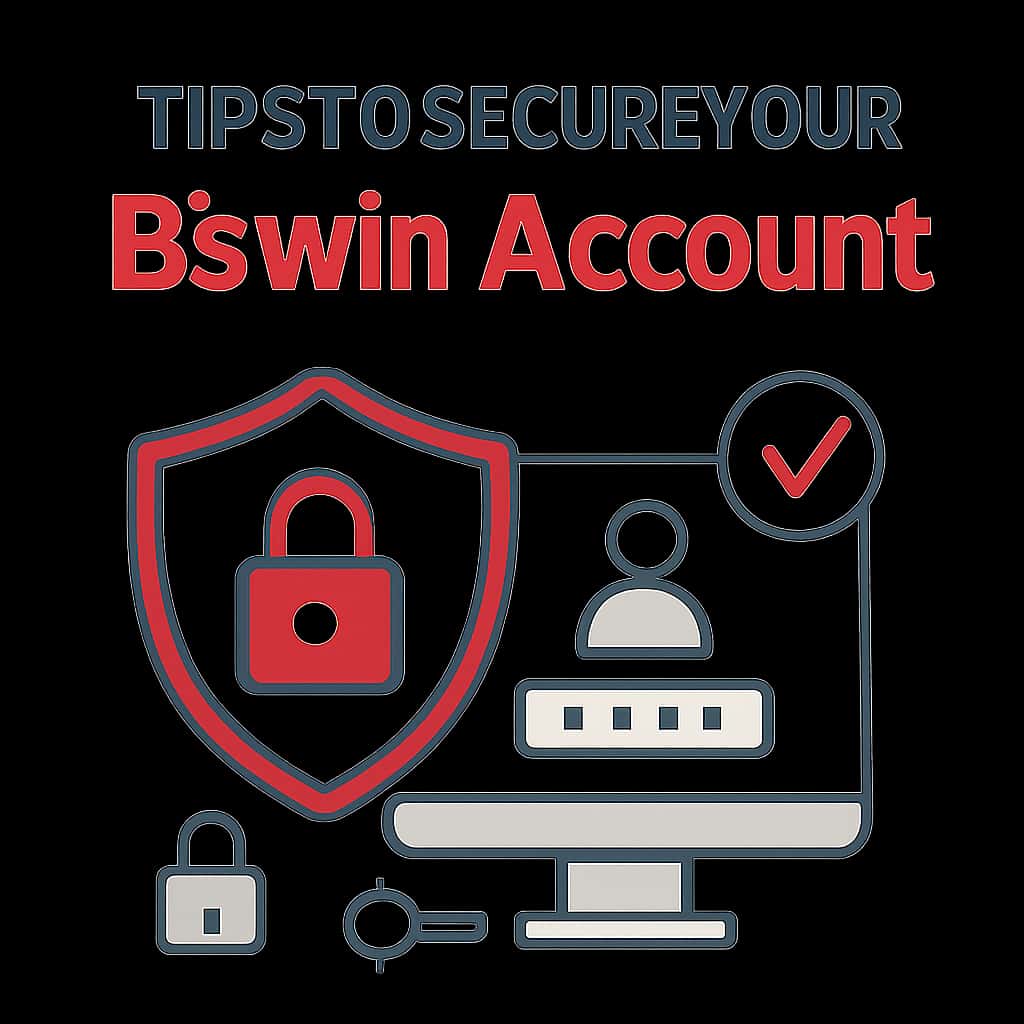 Illustration on how to secure your Bswin account.