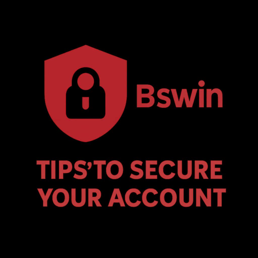 Icon representing account security tips for Bswin.