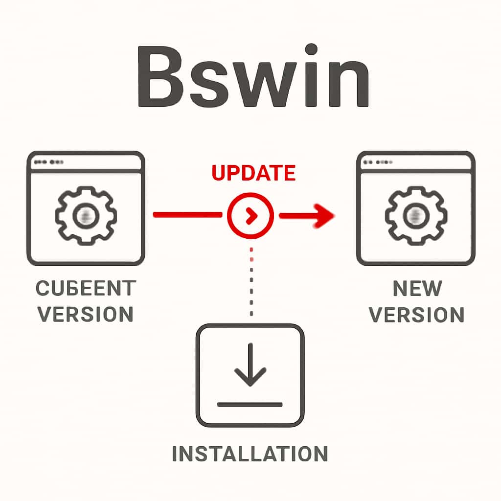 Diagram illustrating the update process for Bswin.